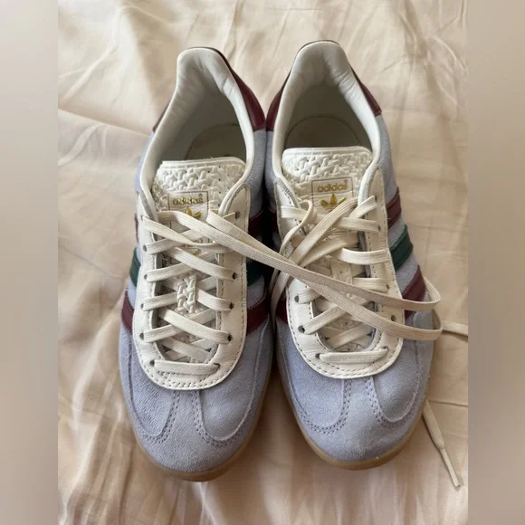 Adidas Gazelle Indoor Blue Dawn Collegiate Burgundy - Picture 3 of 7